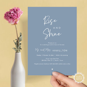 Invitación Rise and Shine, Brunch post boda