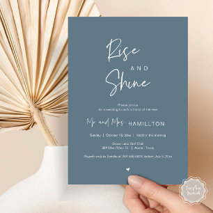 Invitación Rise and Shine, Brunch post boda
