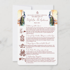 Invitación Rituales matrimoniales hindúes en el palacio de Ja