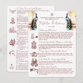 Invitación Rituales matrimoniales hindúes en el palacio de Ja