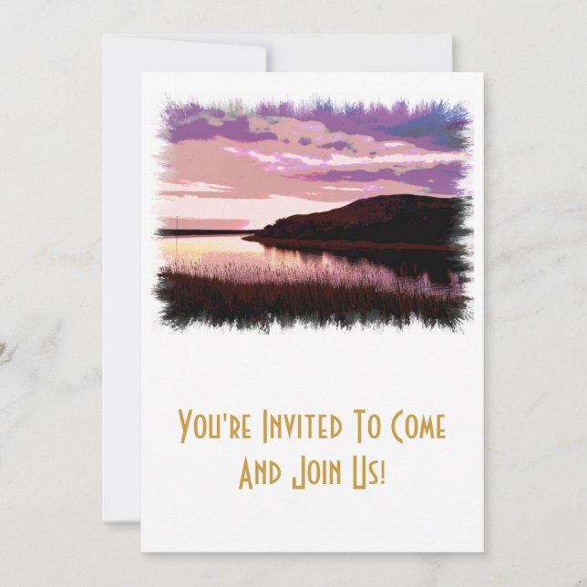INVITACIÓN RIVER SUNSET (Anverso)