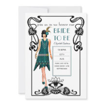 Roaring Flapper Gangster Boda Bridal Shower