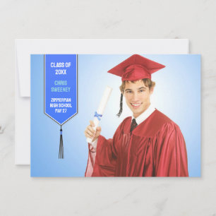 Invitación robada de foto de graduación