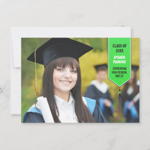 Invitación robada de foto de graduación