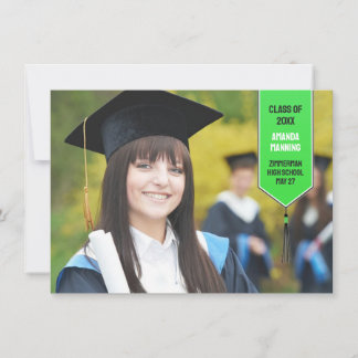 Invitación robada de foto de graduación