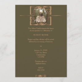 Invitación Robbie Burns Celtic