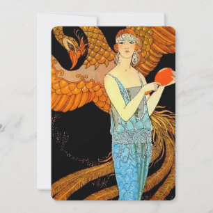 Invitación “Robe de Soir” Art Deco de George Barbier