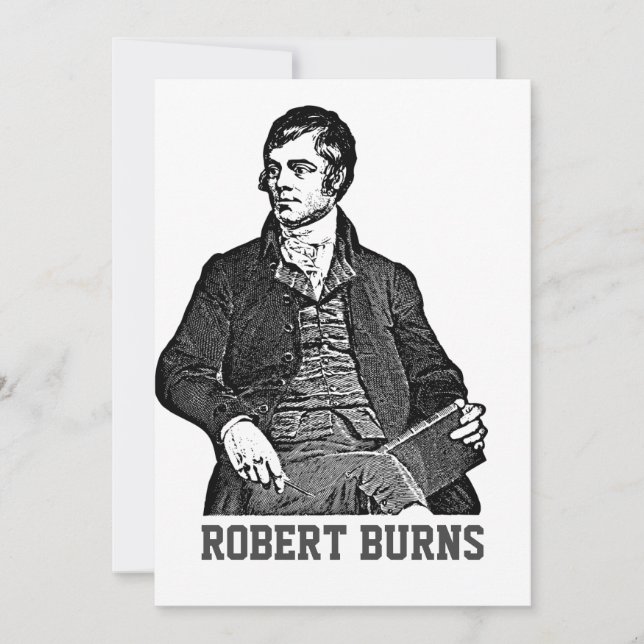 Invitación Robert Burns (Anverso)