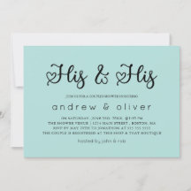 Robin Egg Blue Minimal Su ducha y la de su pareja