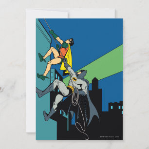 Invitación Robin Y Batman Climb