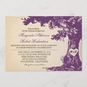 Invitación Roble púrpura