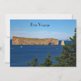 Invitación Roca Percé en el Golfo de San Lorenzo