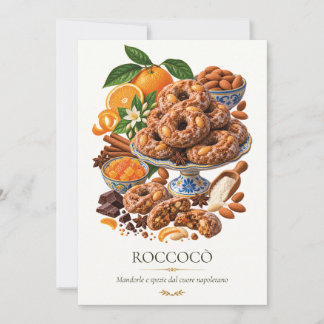 Invitación Roccocò – Vintage Italian Dessert