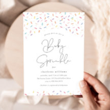 Rocios de arcoiris cortos Bebé Sprinkle Shower