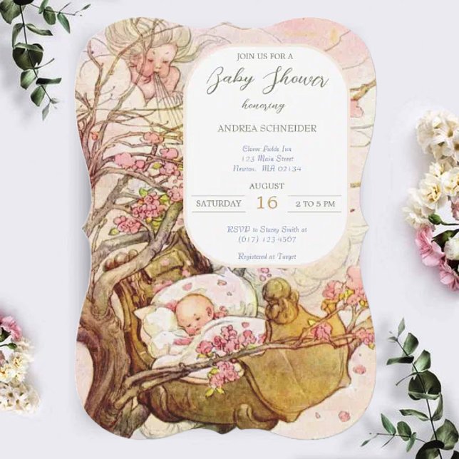 Invitación Rock A Bye Baby Nursery Rhyme Baby Shower (Subido por el creador)