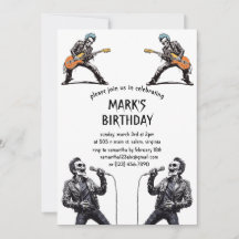 Rock and Roll Skeletons Birthday Party