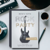Rock Fiesta Electric Guitar Adulto Nacimiento Negr