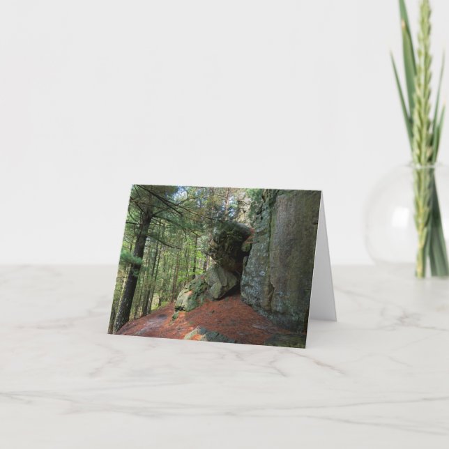 Invitación Rock Wall and Woods en Castle Mound (Anverso)