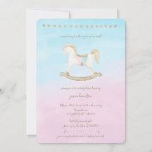 Rockefeller Blue Pink Gender Neutral Baby Shower