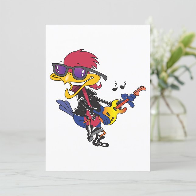 Invitación Rocker Bird (Subido por el creador)