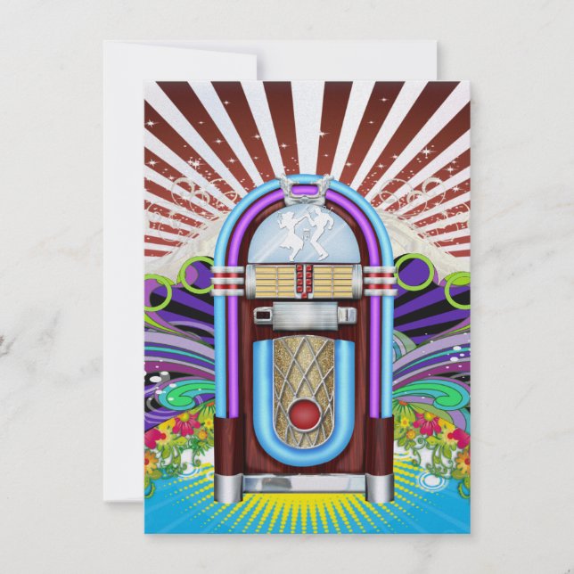 Invitación Rockin' alrededor del Fiesta del reloj - SRF (Anverso)