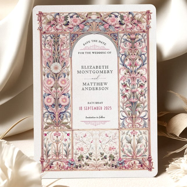 Invitación Rococó Save the Date Boda (Subido por el creador)