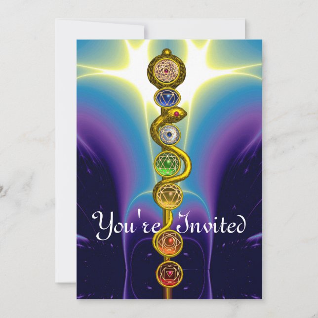 INVITACIÓN ROD DE ASCLEPIUS 7 CHAKRAS,YOGA ,ENERGÍA ESPIRITUA (Anverso)