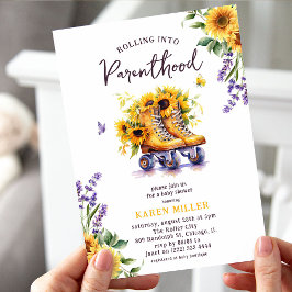 Invitación 'Rodando hacia la Paternidad' Encanto Vintage Baby