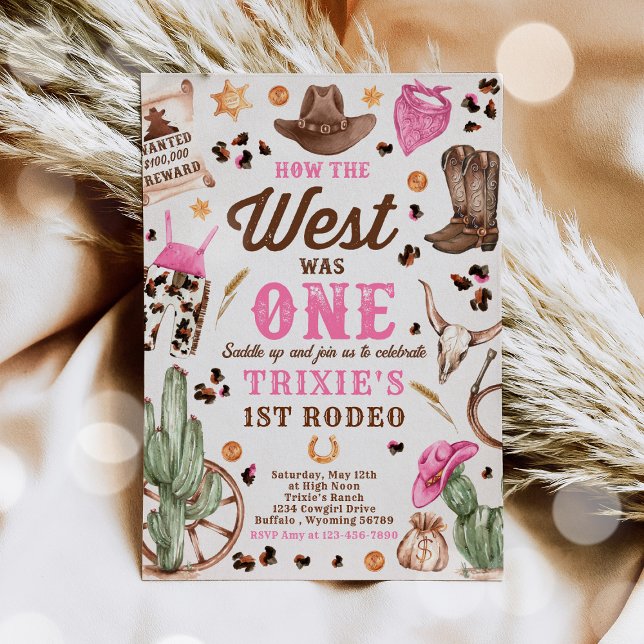 Invitación Rodeo de Noviembre De 1999 Cómo Oeste Era Uno (Subido por el creador)