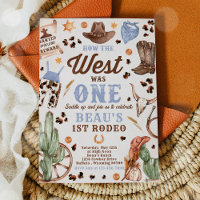 Rodeo de Vaquero Primer Cumpleaños Cómo Era Occide