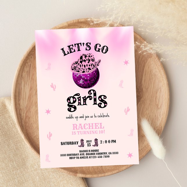 Invitación Rodeo Let's go girls (Subido por el creador)