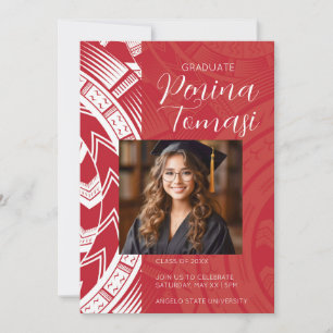 Invitación Rojo y blanco