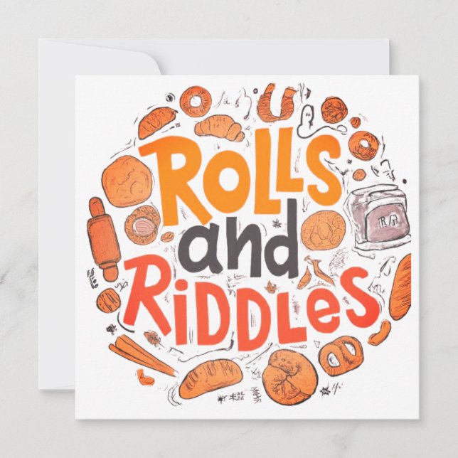 Invitación "Rolls and Riddle" (Anverso)