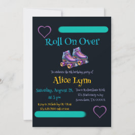 Invitación Rolly On Over Child Birthday Party