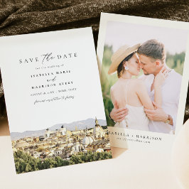 Invitación ROMA Italia Skyline Destination Save the Date
