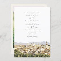 ROMA Italia Skyline Destination Wedding