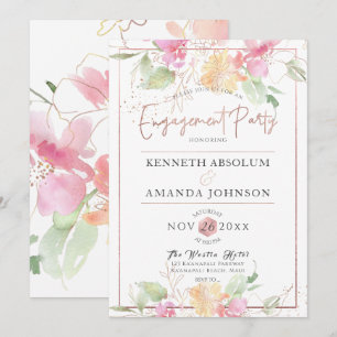 Invitación Romance de los rubefacción de los pixDezines, flor