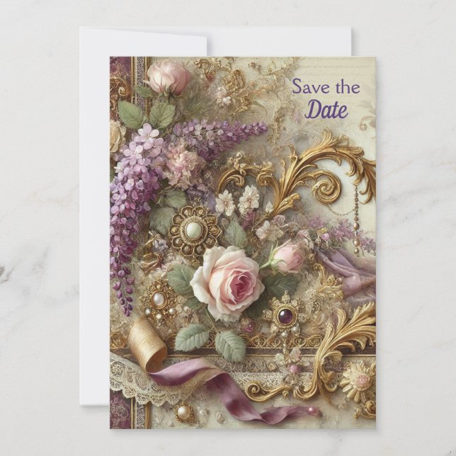 Invitación Romance del jardín de mascaradas | Espectáculo de  (Anverso)