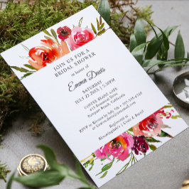 Invitación Romance radiante | Ducha de novia