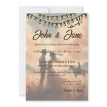 Romance rústico: Boda salvaje del Oeste