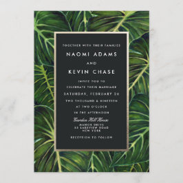 Invitación Romance tropical