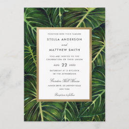 Invitación Romance tropical II