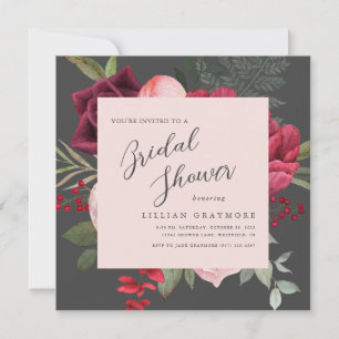 Invitación Romantic Bridal Bouquet Bridal Bridal Shower