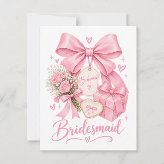 Invitación Romantic Bridesmaid Gift, Bridal Party Graphic Tee