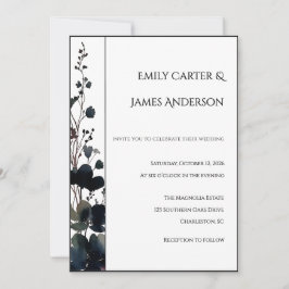 Invitación Romantic Floral Wedding Soft Elegant