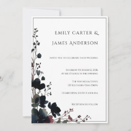Invitación Romantic Floral Wedding Soft Elegant