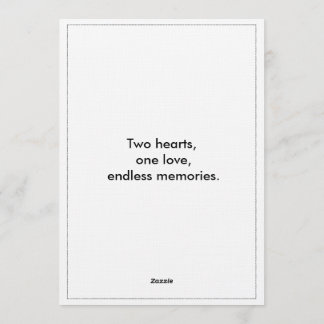 Invitación Romantic Script Wedding Invitation – Customizable