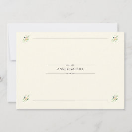 Invitación Romantic Wedding Invitation