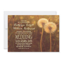 invitación romántica a la boda rústica de pareja d