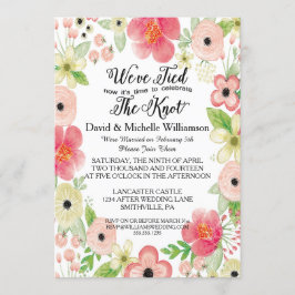 Invitación romántica a la postboda